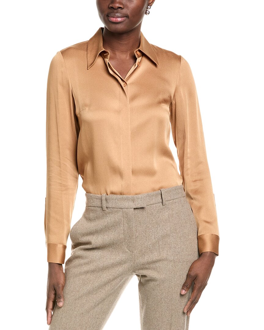 Michael Kors Collection Techno Charmeuse Hansen Shirt