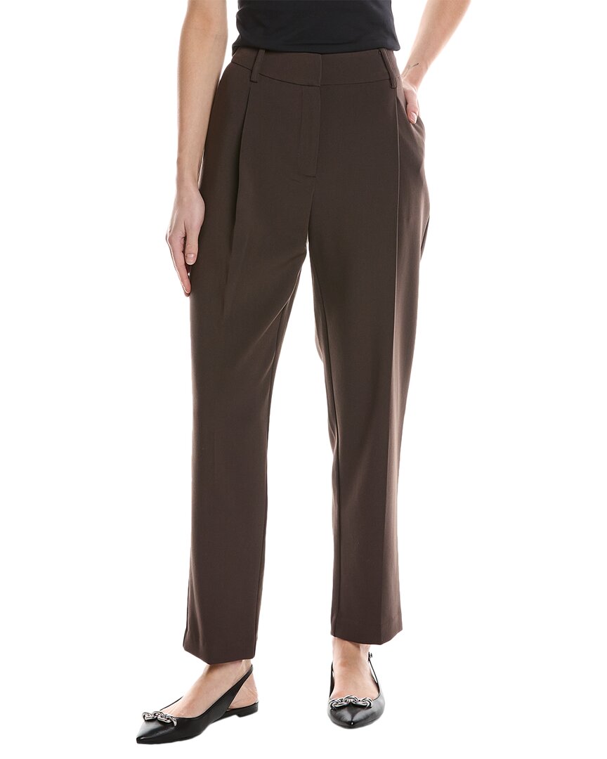 Vince Camuto Wide Straight Leg Pant In Brown