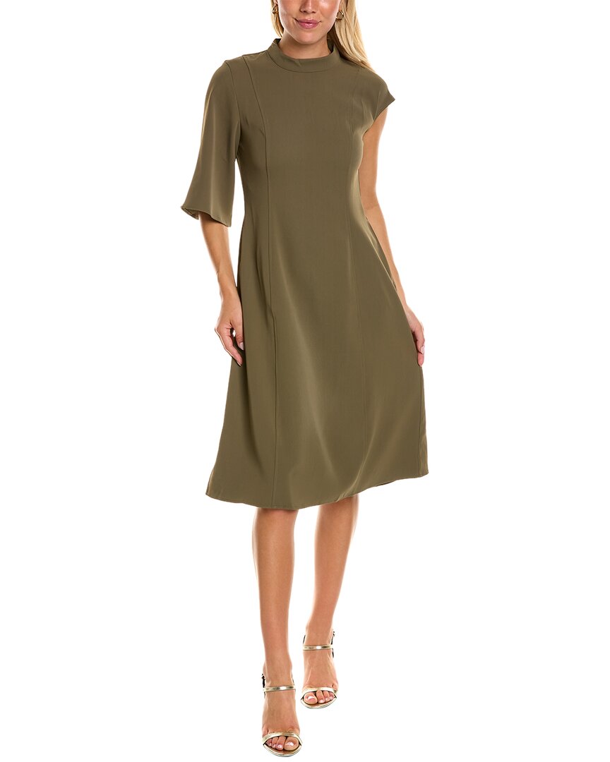 Shop Gracia One-sleeve Midi Dress