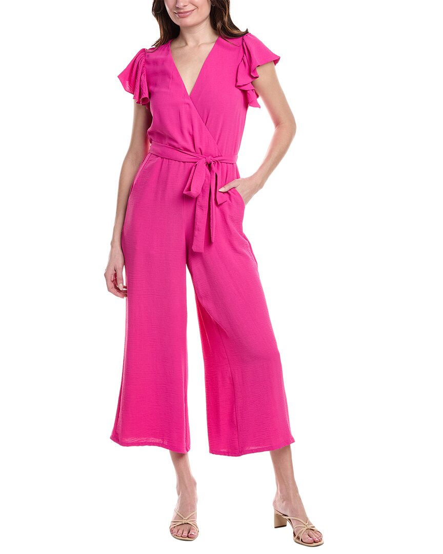 VINCE CAMUTO VINCE CAMUTO FLUTTER SLEEVE JUMPSUIT