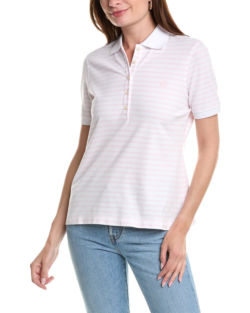 Shop Brooks Brothers Polo Shirt In Pink