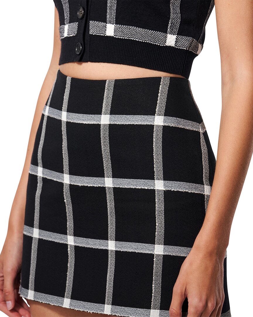 Carolina Herrera High-waisted Checked Miniskirt