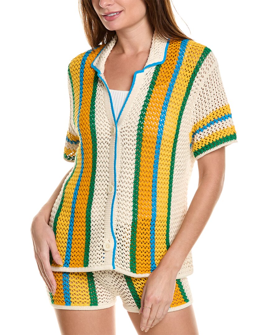 Shop Mother The Camp Champ Top In White