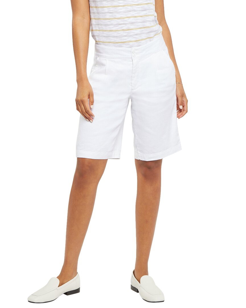 Nydj Modern Linen Blend Bermuda Shorts