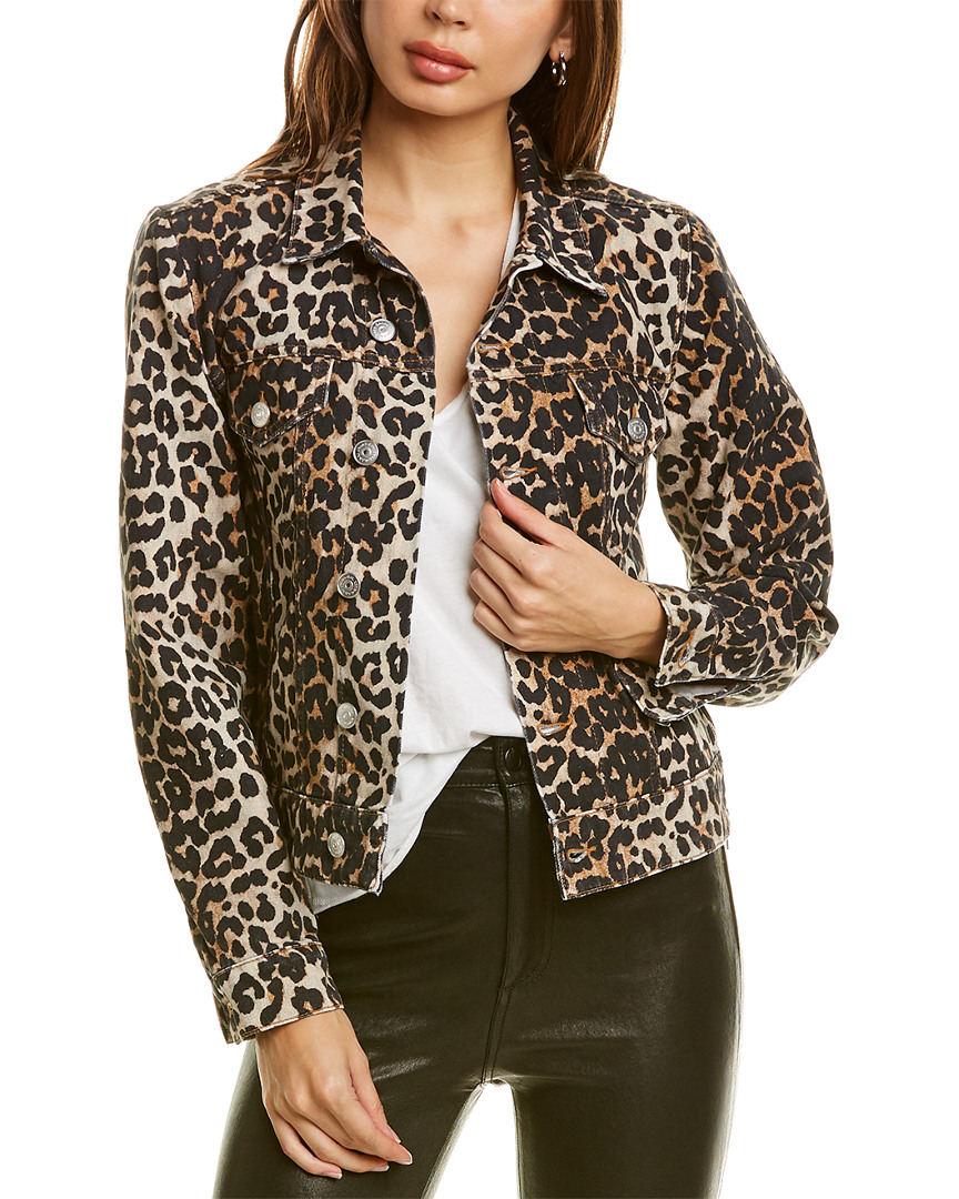 Image of GANNI Cropped Denim Jacket