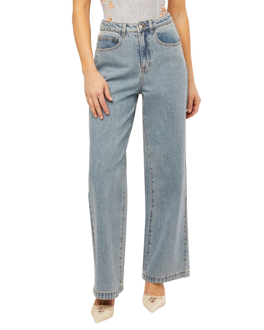 Weworewhat Wide Leg Denim Pant