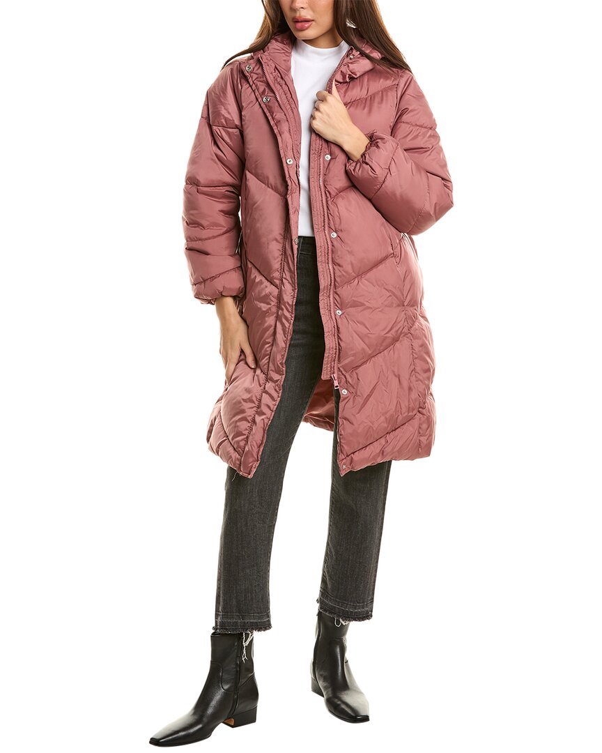 Urban Republic Oversized Puffer Coat In Pink