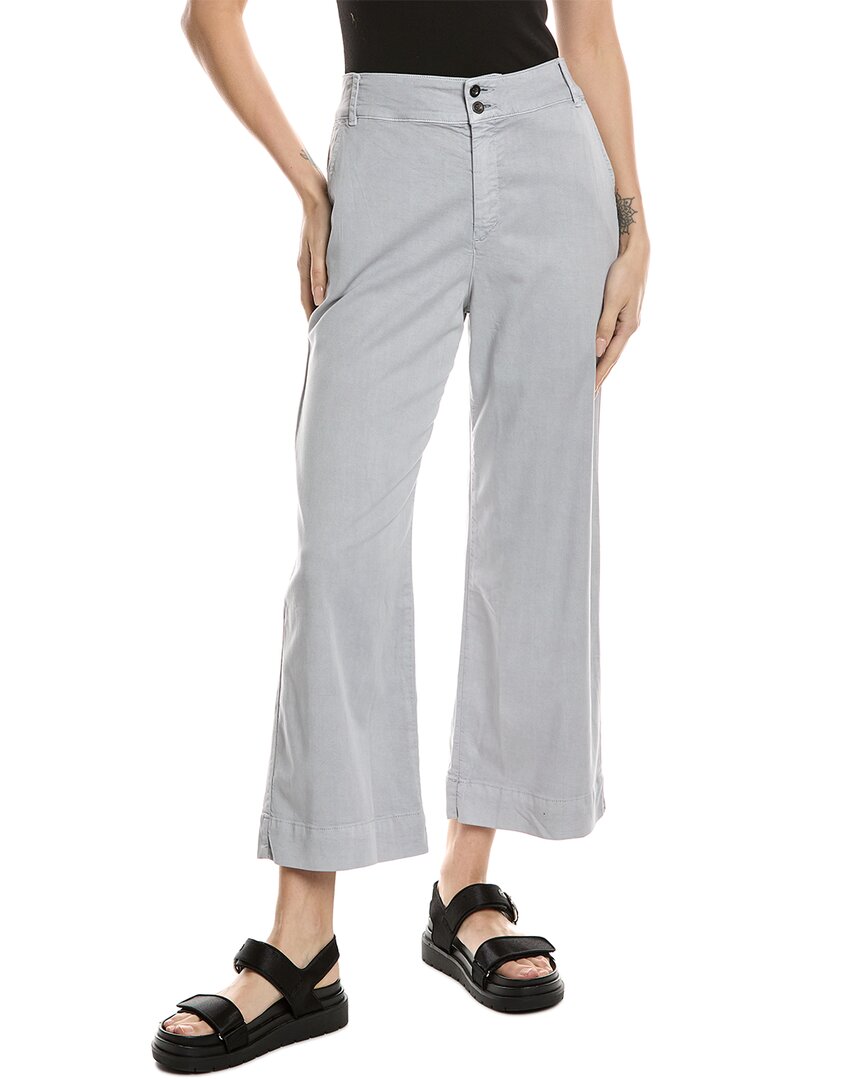Bella Dahl Wide Leg Crop In Grey