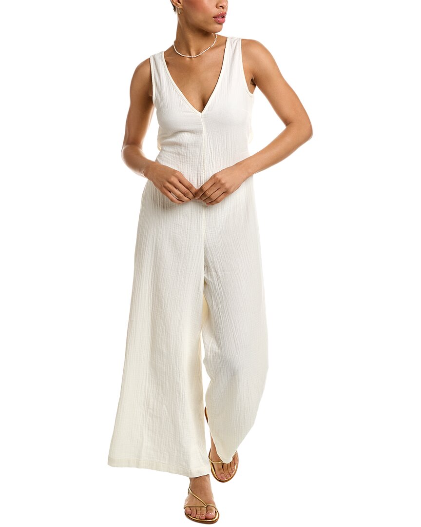 Madewell Kate Tie back Jumpsuit In White ModeSens