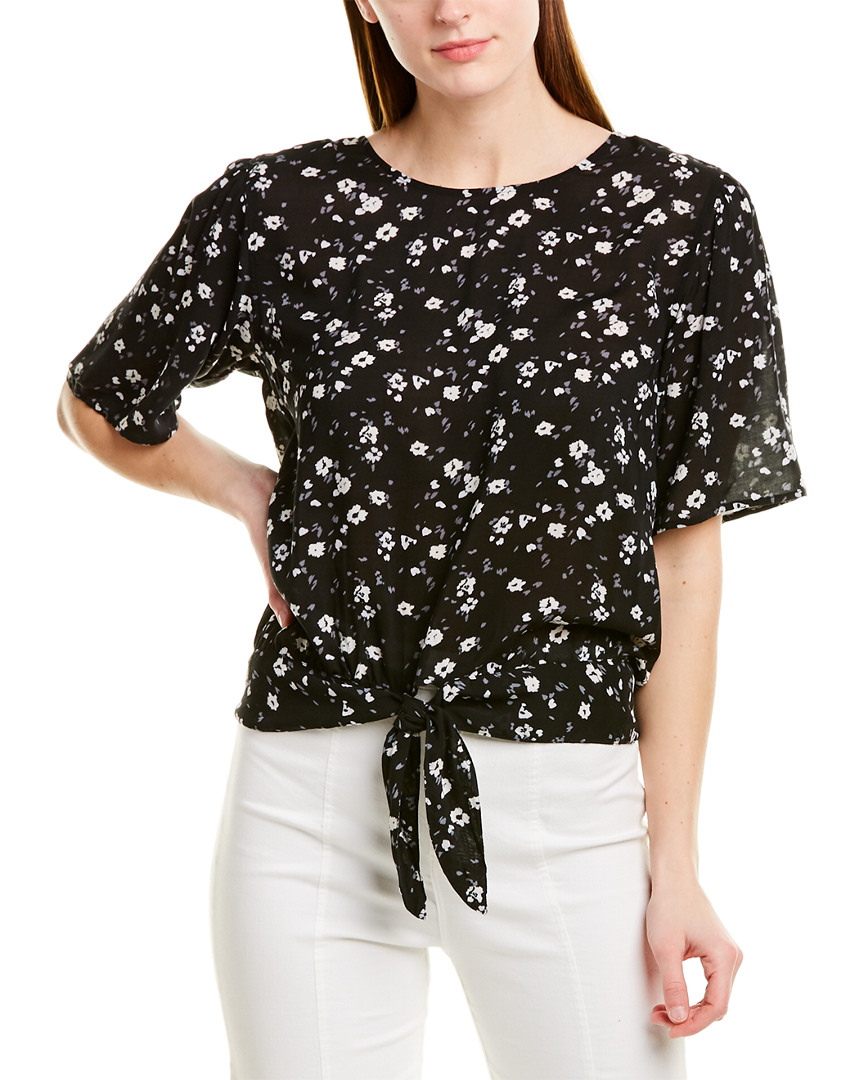 Image of Bella Dahl Floral Tie-Front Top
