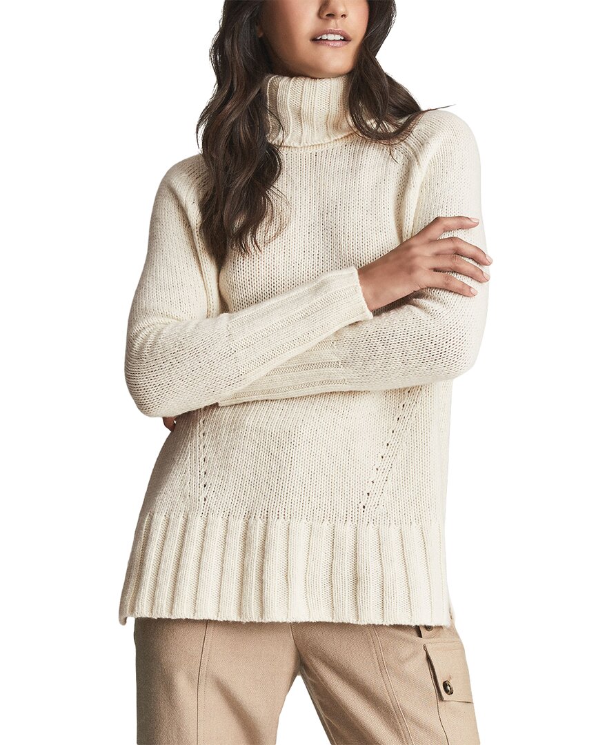 Shop Reiss Stevie Turtleneck Wool-blend Sweater