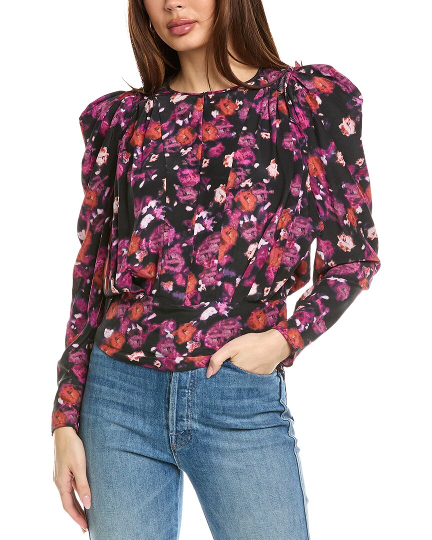 Isabel Marant Étoile Isabel Marant E'toile Zanga Silk Blouse In Black