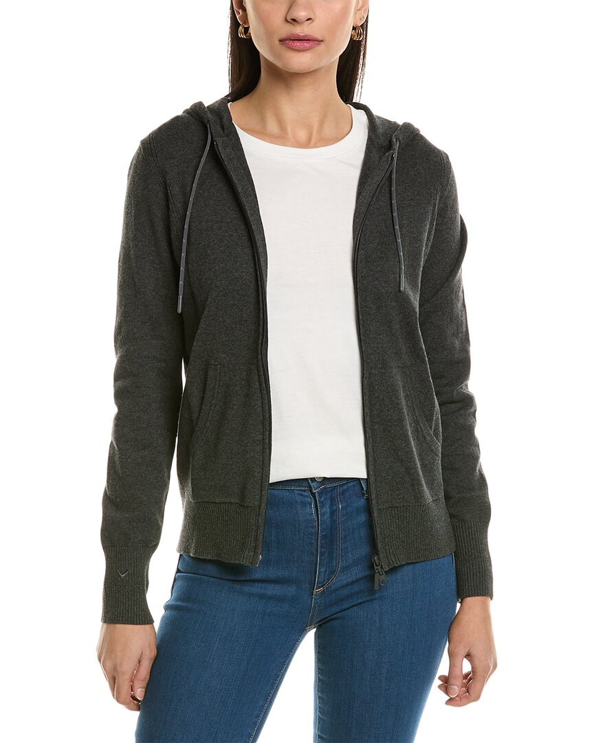 Shop Callaway Full Zip Hoodie Sweater In Grey