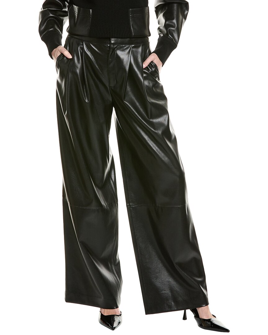 Hugo Boss Tadesa Wide Leg Trouser In Black