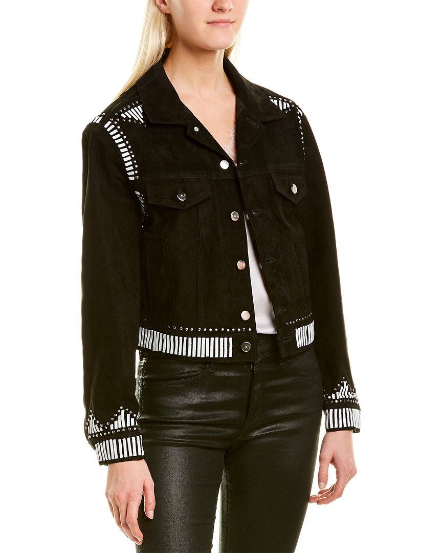 Image of IRO August Leather Jacket