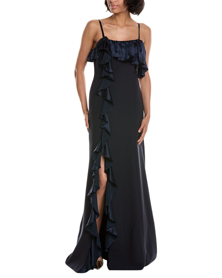 Cinq À Sept Curtis Gown In Navy