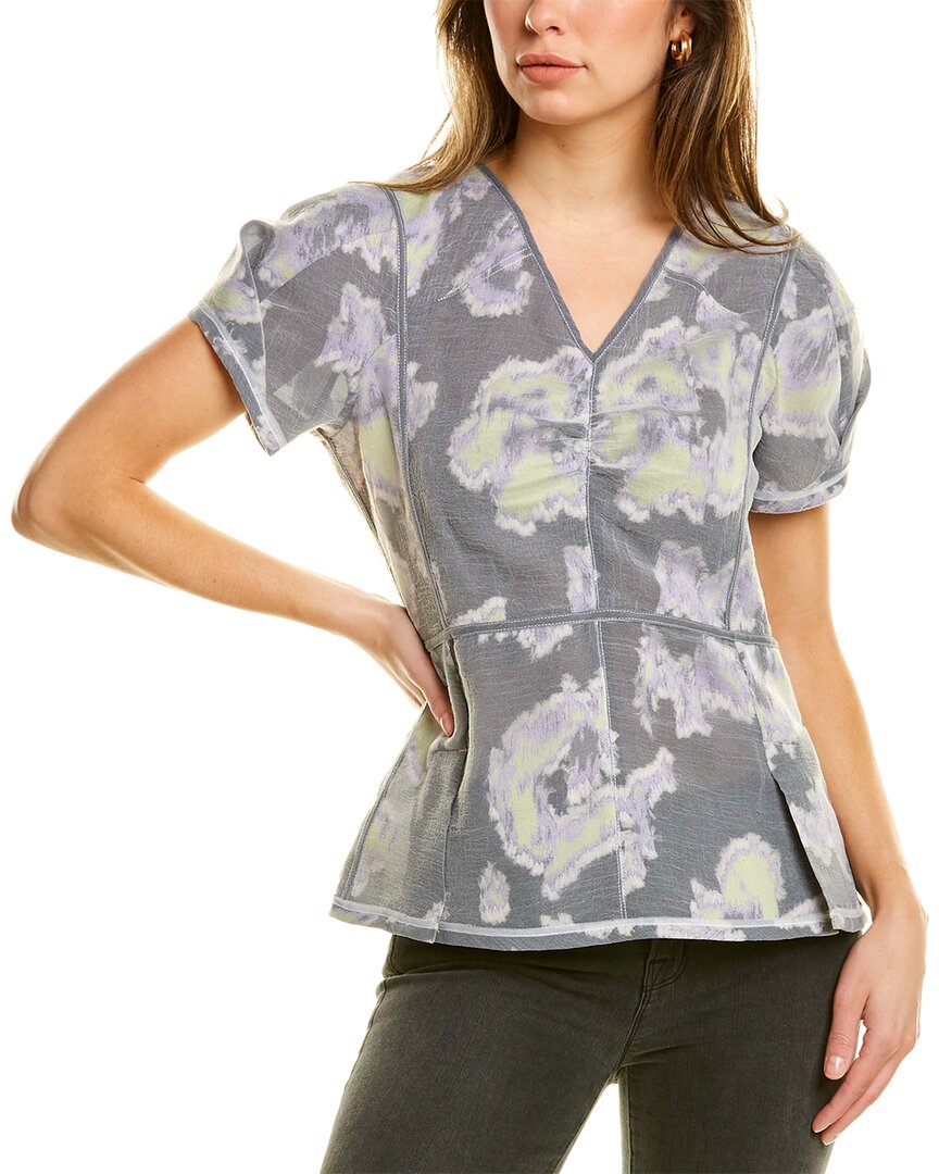 Shop 3.1 Phillip Lim Silk-blend Coupe Top