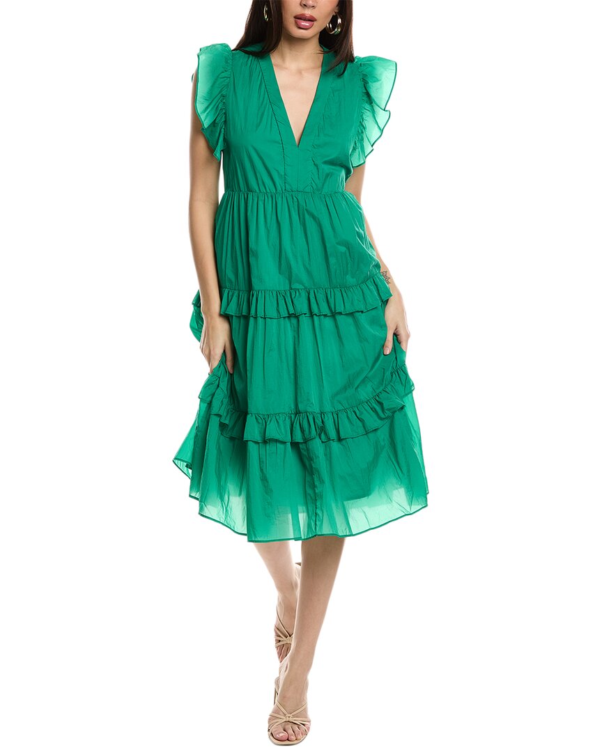 Shop Amanda Uprichard Chamomile Dress In Sanibel In Green