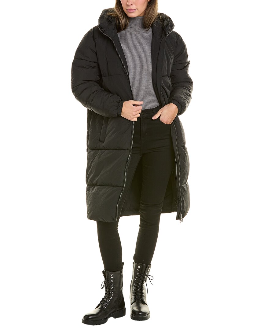 Shop Noize Ramona Long Puffer Coat