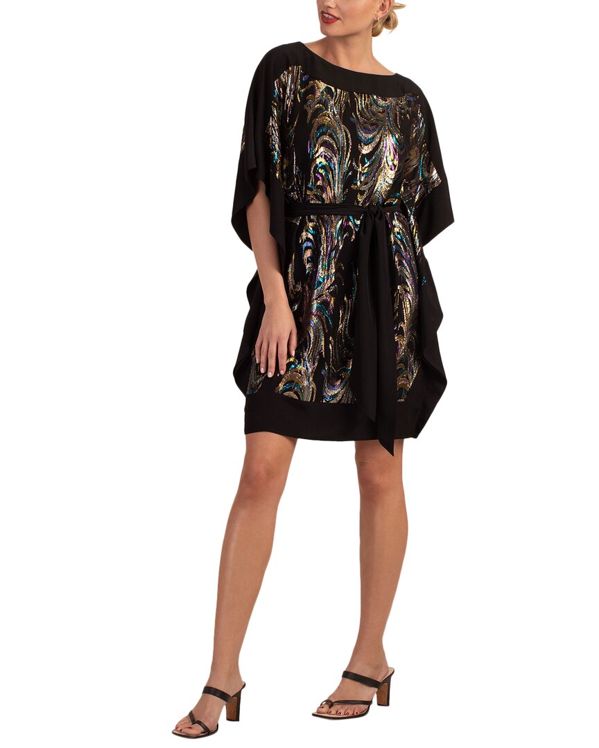 Shop Trina Turk Prize Silk-blend Dress
