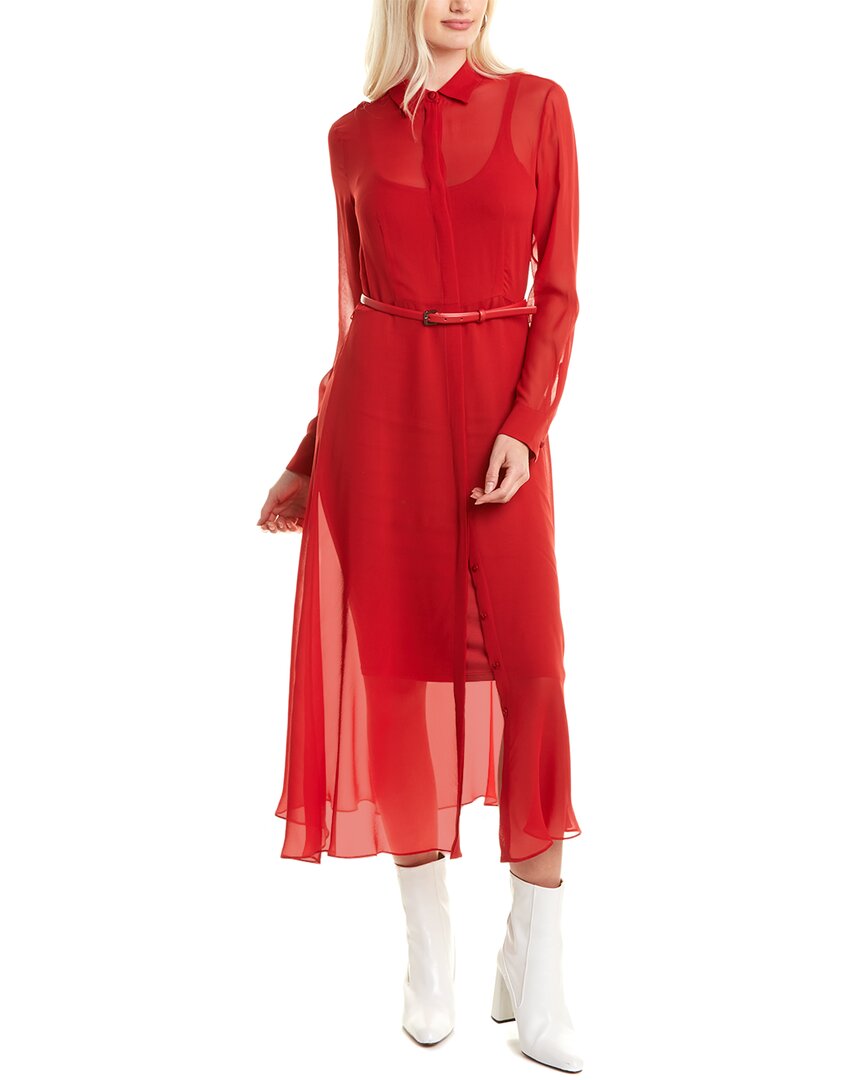 Image of Max Mara Delfi Silk Midi Dress