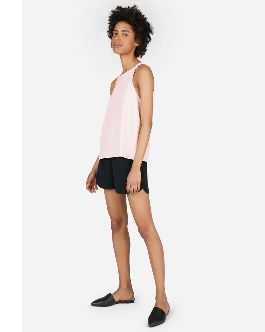 Everlane The Japanese Goweave High-neck Tank In Pink