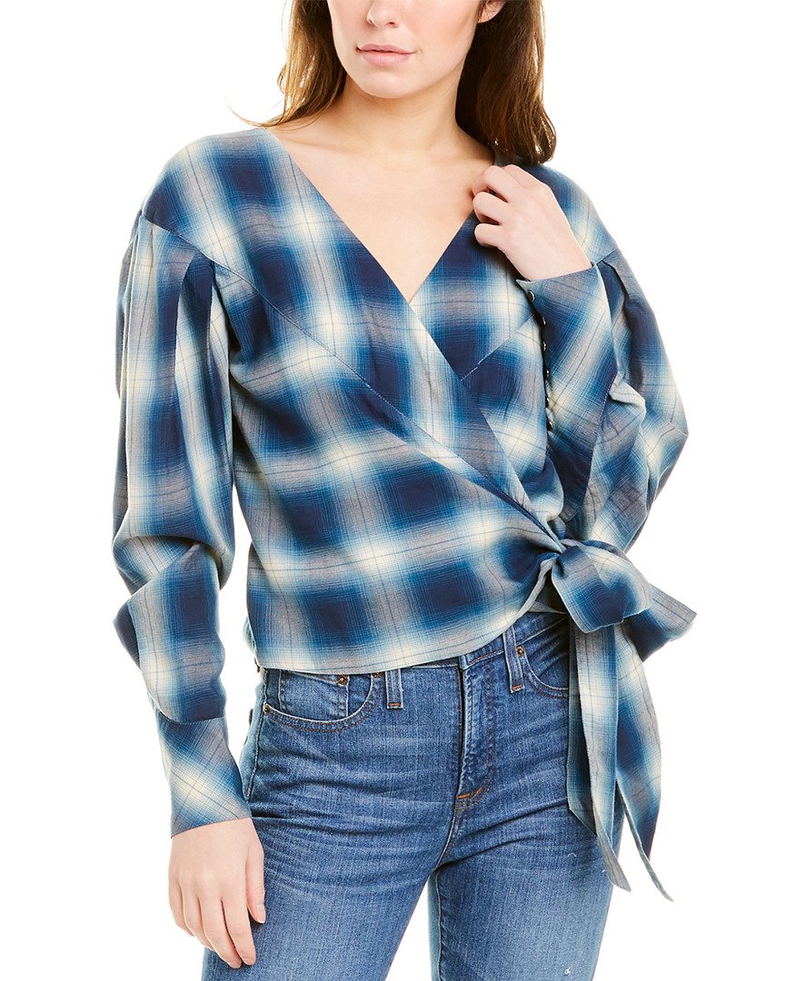 Image of Jonathan Simkhai Diamond Wrap Top