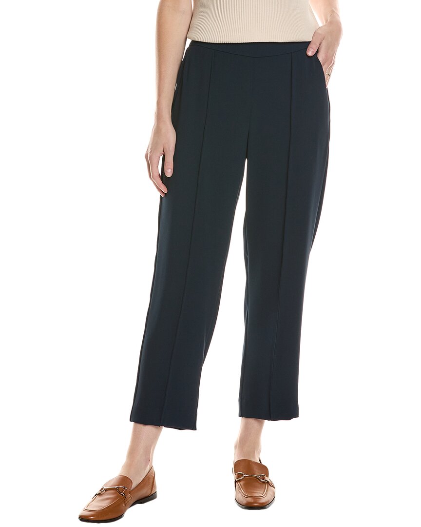 Vince Mid-rise Tapered Pull-on Pant In Black