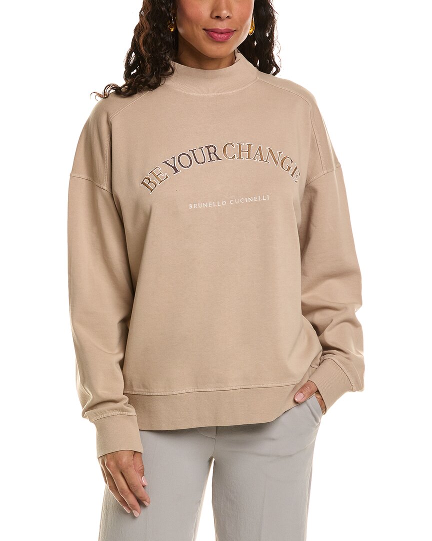 Brunello Cucinelli Felpa Sport Tessuto Hoodie