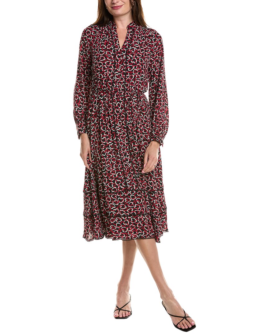 T Tahari Maxi Dress In Red