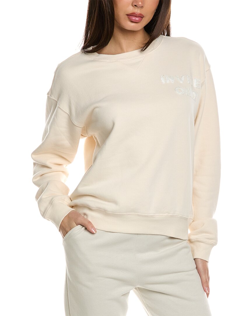 Wildfox Invite Only Cody Sweater In Neutral