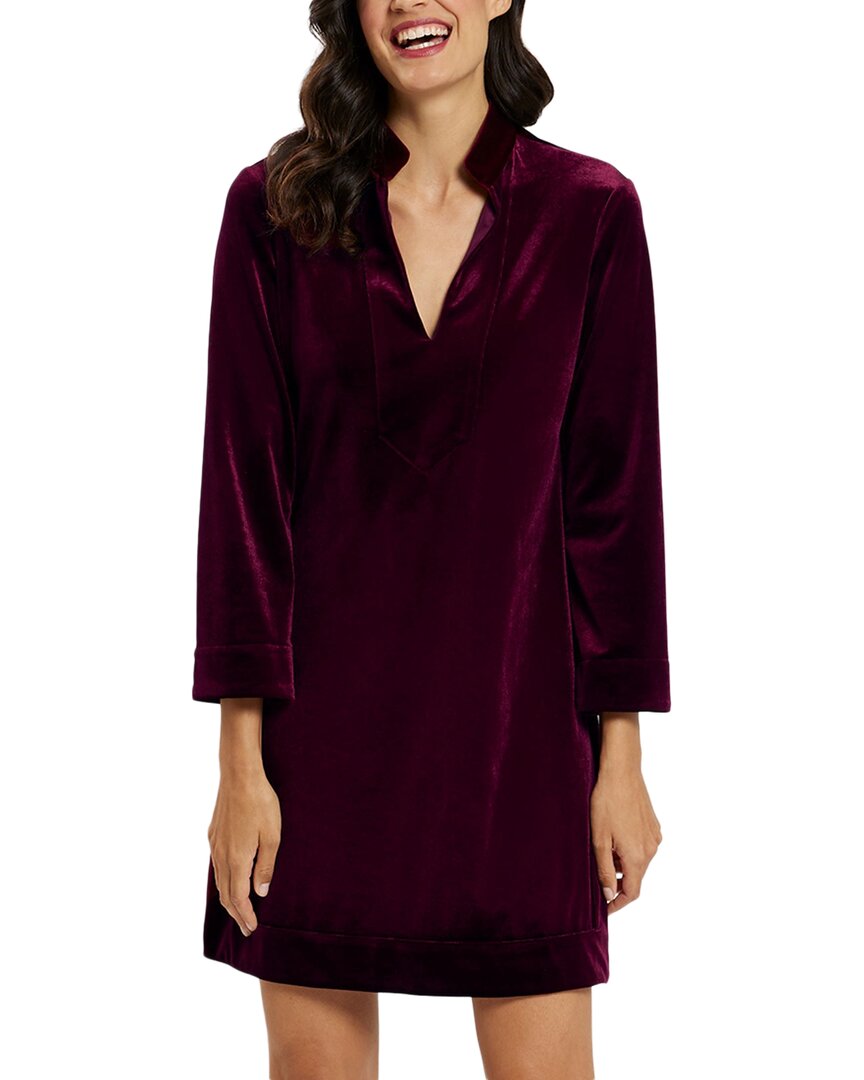 Jude Connally Kate Tunic Dress In Red
