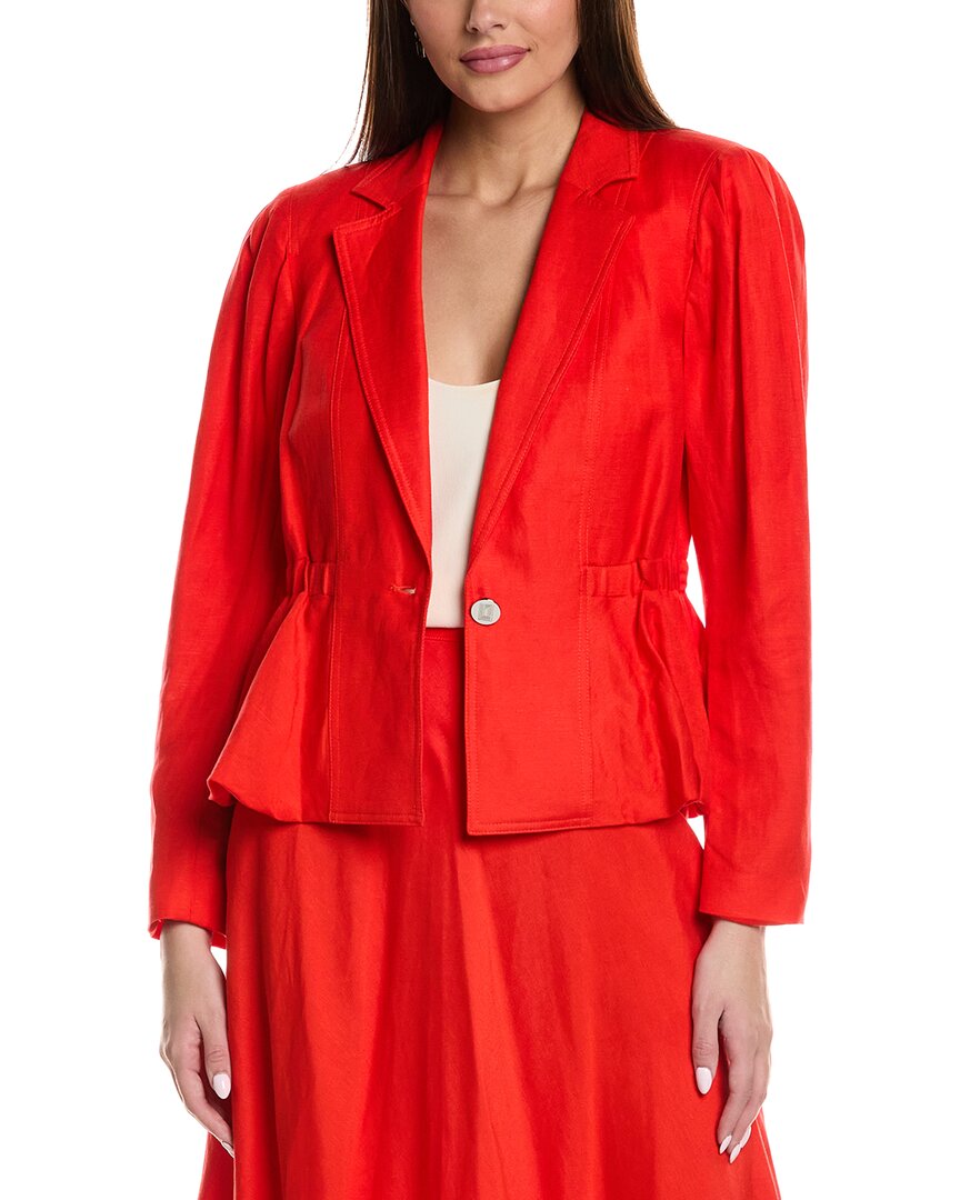 Karl Lagerfeld Linen-blend Blazer
