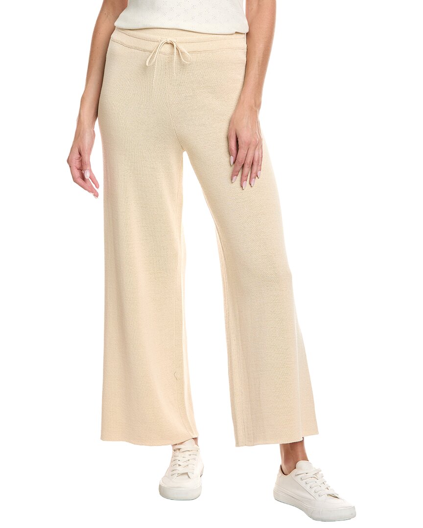 Lafayette 148 New York Double Knit Wide Leg Pull-on Pant In Neutral