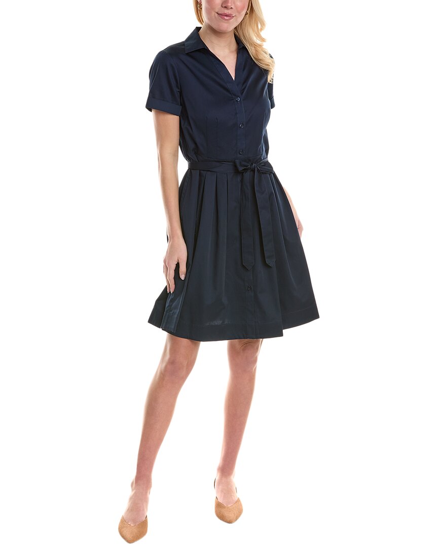 Shop Brooks Brothers Shirtdress In Navy