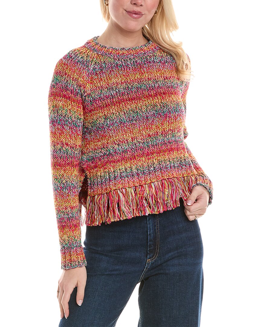 Shop Oscar De La Renta Crocheted Sweater