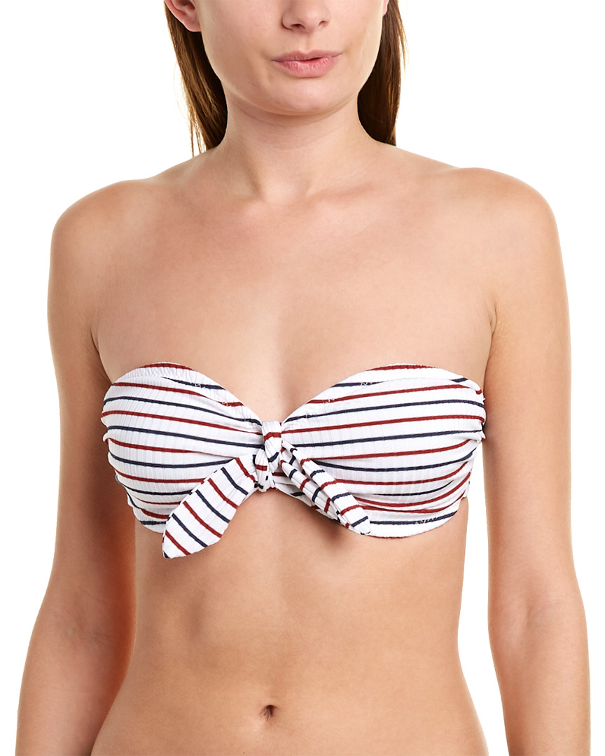 Image of Shoshanna Swimwear Bow Bandeau Top