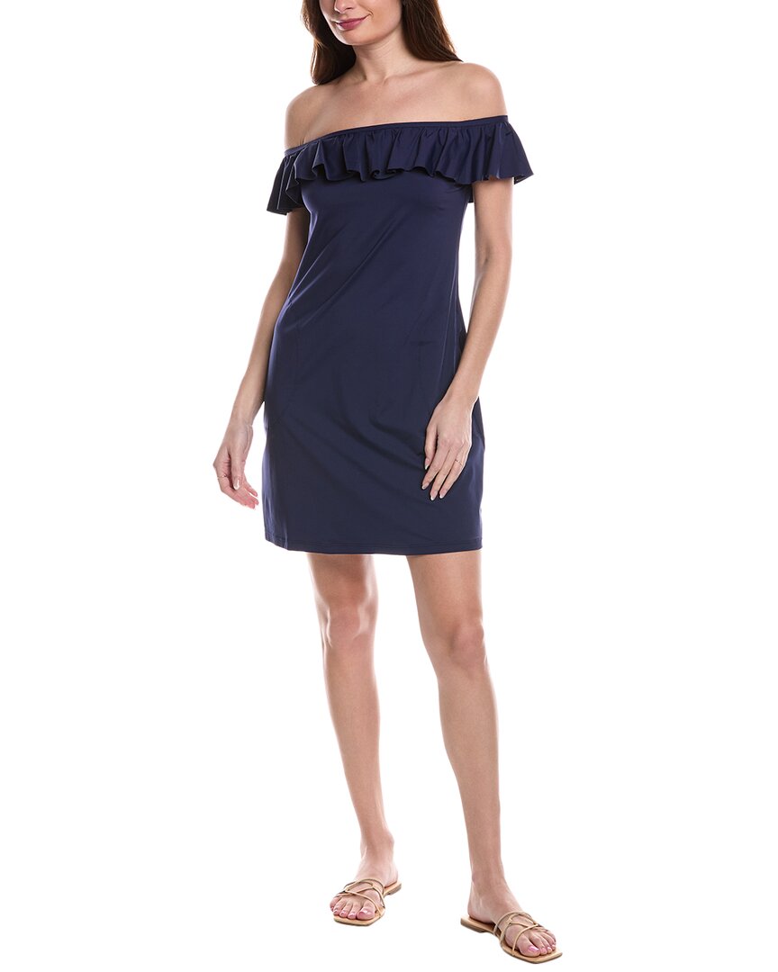 TOMMY BAHAMA TOMMY BAHAMA PEARL OFF-THE-SHOULDER SPA DRESS