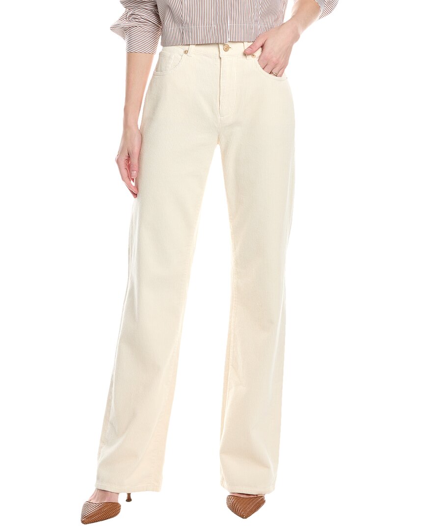 Shop 7 For All Mankind Tess Trouser In White