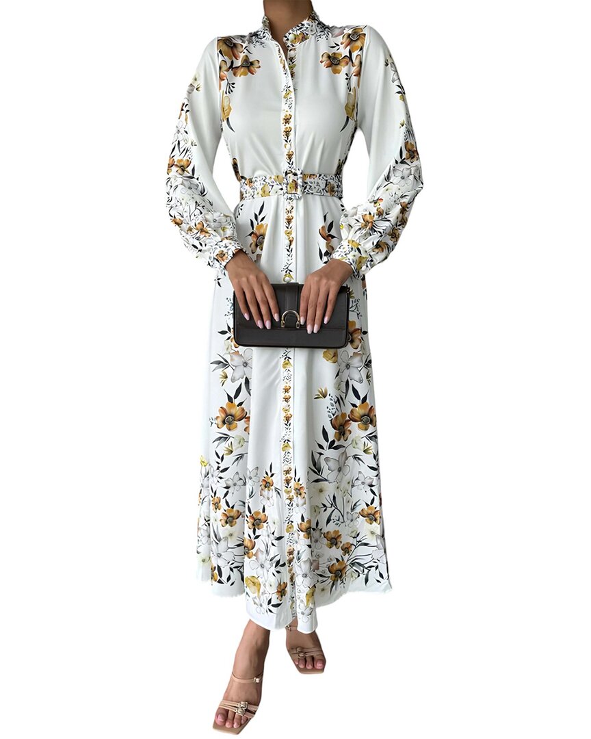 Wellway Long Sleeve Maxi Dress
