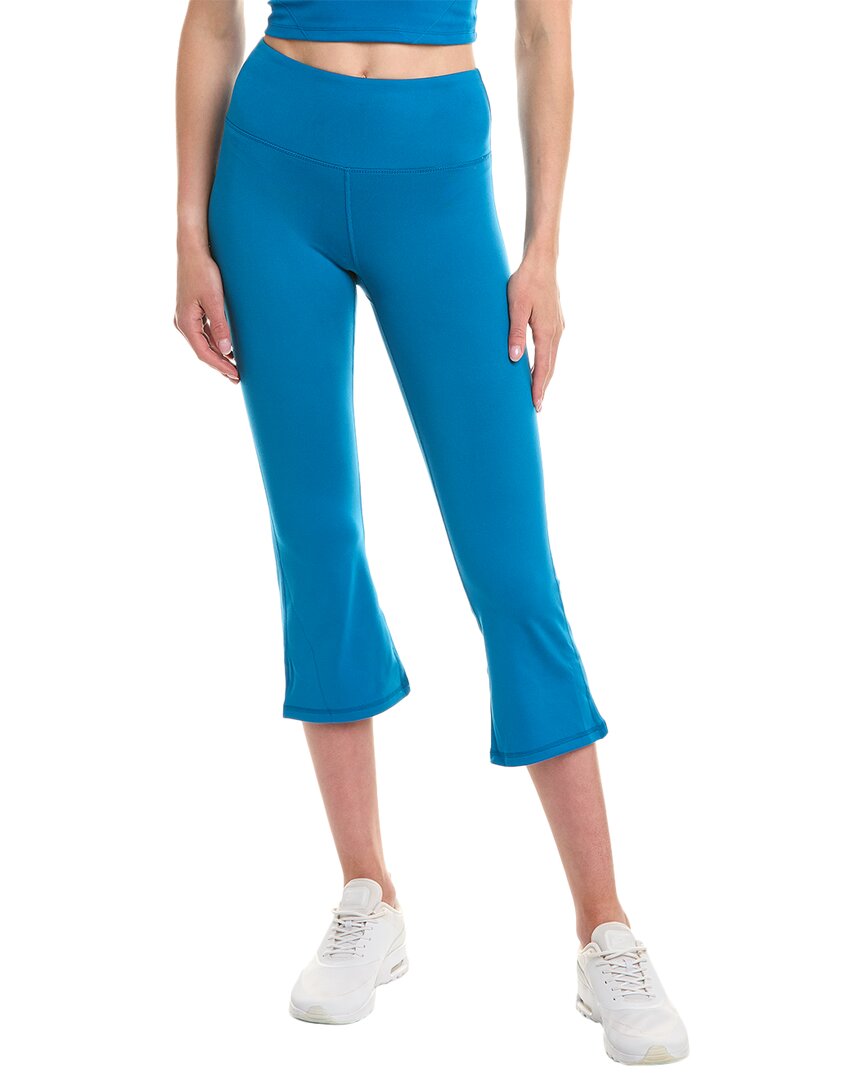 Shop Balance Collection Laney Flare Capri In Blue