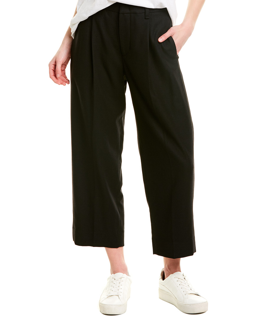 pleated wool pants