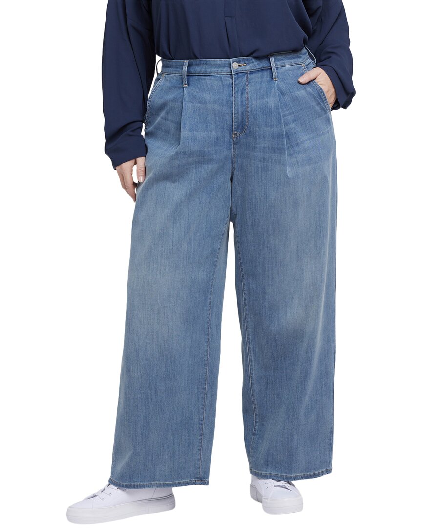 Nydj Teresa Pleated Ankle Wide Leg Jeans