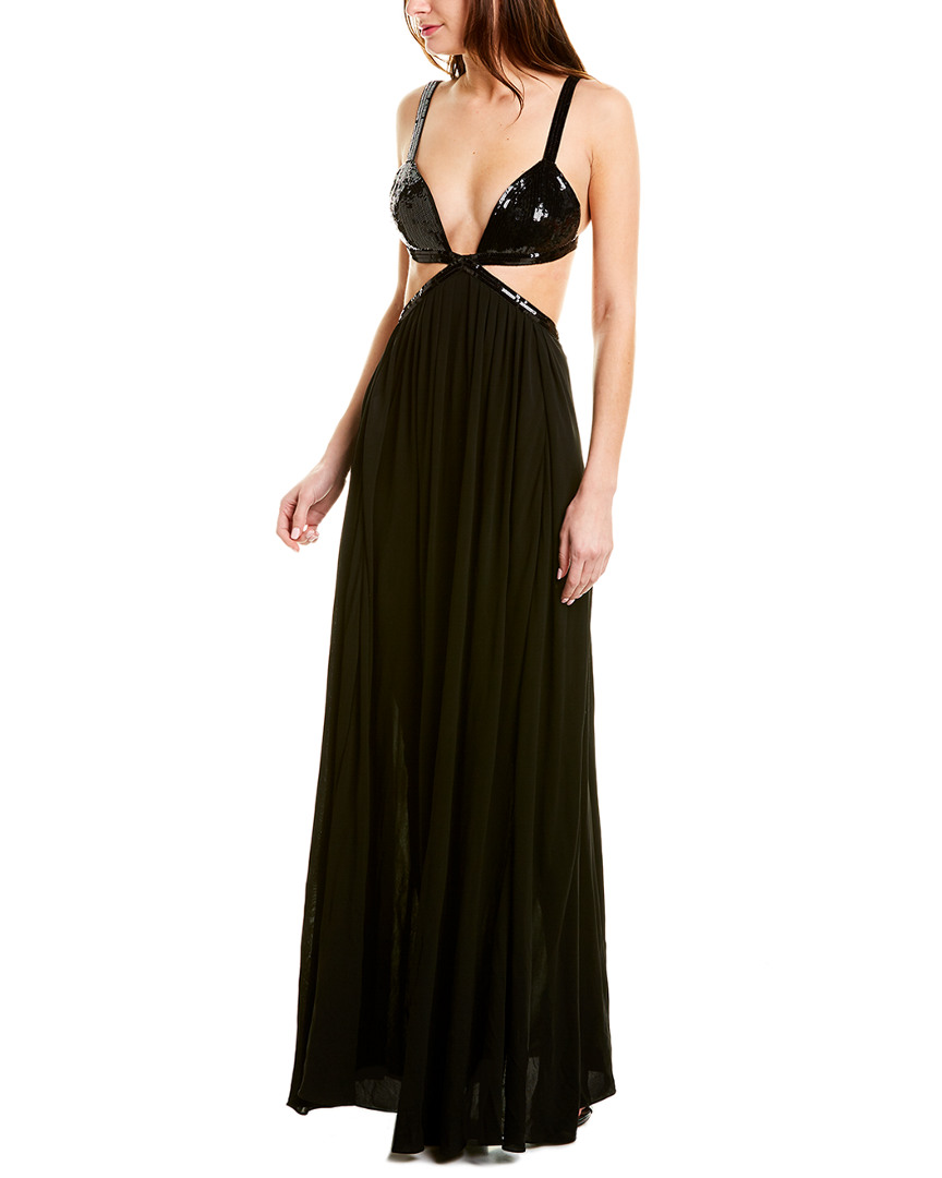 Michael Kors Collection Gown In Black