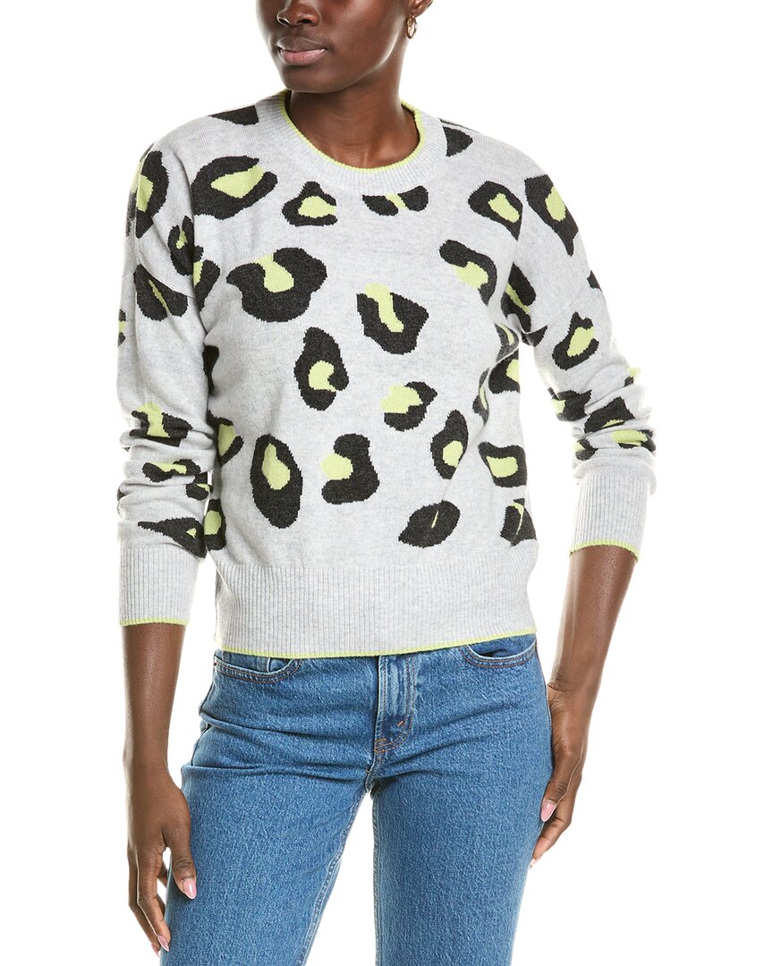 BRODIE CASHMERE BRODIE CASHMERE WOOL & CASHMERE-BLEND INTARSIA LEOPARD JUMPER