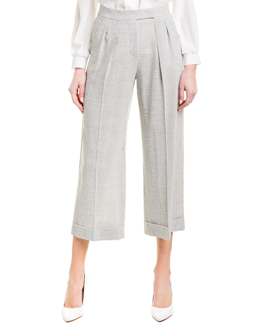 Max Mara Wool Trouser Women's White 12 | eBay