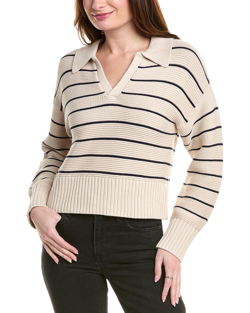 Pistola Arlo Polo Sweater In Beige