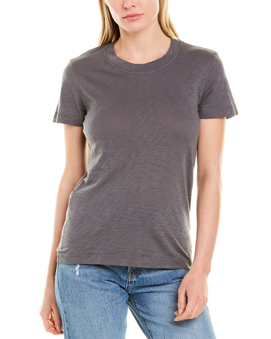 Stateside Crewneck T-Shirt Women's Grey Xs 840875133683 | eBay