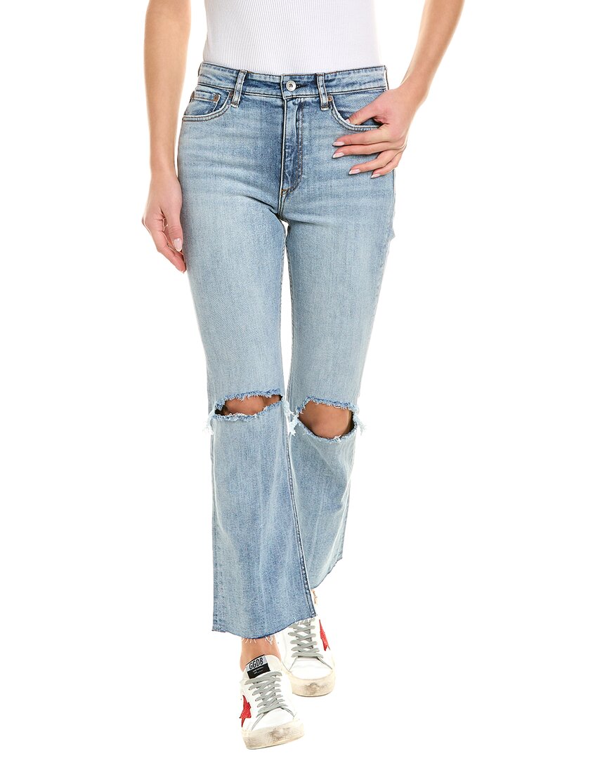 Rag & Bone Nina Seabrook High-rise Ankle Flare Jean In Nocolor | ModeSens