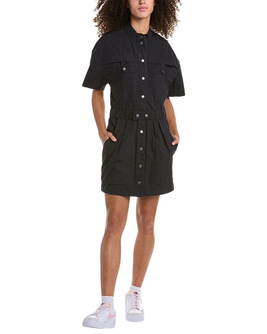 Shop Isabel Marant Étoile Rime Mini Dress In Black